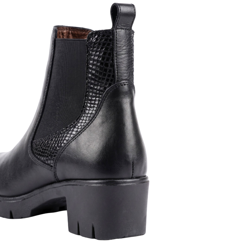 Bottines Chelsea en Cuir Véritable pour Femmes, vue 2